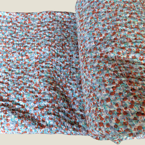 Recycled Patchwork Kantha Bed Cover & Throw - 12