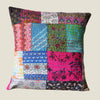 Recycled Patchwork Kantha Cushion Cover - 27