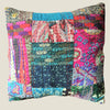 Recycled Patchwork Kantha Cushion Cover - 07
