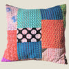 Recycled Patchwork Kantha Cushion Cover - 12
