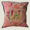 Recycled Square Patchwork Kantha Cushion Cover - 17