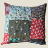 Recycled Patchwork Kantha Cushion Cover - 19