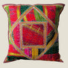 Recycled Square Patchwork Kantha Cushion Cover - 32