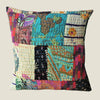 Recycled Patchwork Kantha Cushion Cover - 37