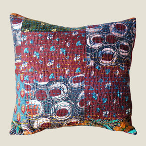 Recycled Patchwork Kantha Cushion Cover - 48