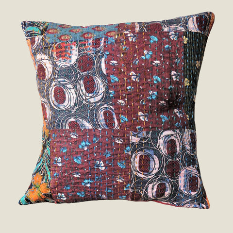 Recycled Patchwork Kantha Cushion Cover - 70