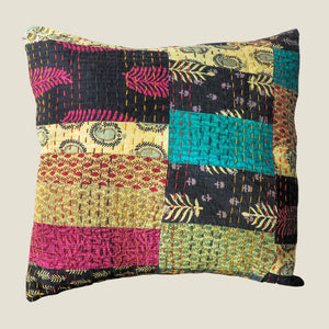 Recycled Patchwork Kantha Cushion Cover - 50