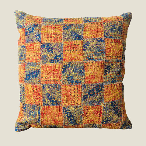 Recycled Patchwork Kantha Cushion Cover - 54