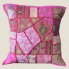 Recycled Patchwork Kantha Cushion Cover - 23