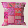 Recycled Pink Patchwork Cushion Cover - 10