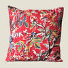 Red Bird of Paradise Kantha Cushion Cover