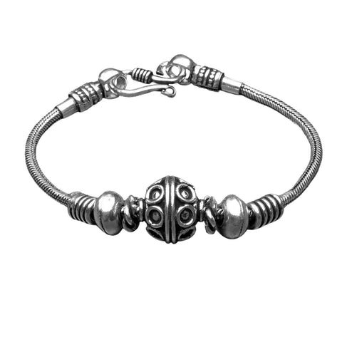 Large Silver Kalbelia Chainmail Bracelet