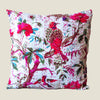 White Bird of Paradise Kantha Cushion Cover