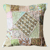 Recycled White Patchwork Cushion Cover - 01