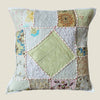 Recycled White Patchwork Cushion Cover - 03