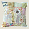 Recycled White Patchwork Cushion Cover - 07