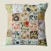 Recycled White Patchwork Cushion Cover - 14