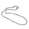 Pure Brass Snake Chain Charm Beaded Necklace