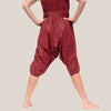 Red Peacock Feather - Yoga Pants, Harem Trousers & Jumpsuit