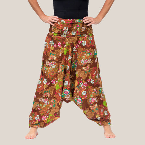 Candy Red - Bamboo Yoga Pants & Harem Trousers