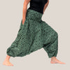 Green Honeycomb - Yoga Pants, Harem Trousers & Jumpsuit