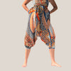 Patchwork Orange - Yoga Pants, Harem Trousers & Jumpsuit