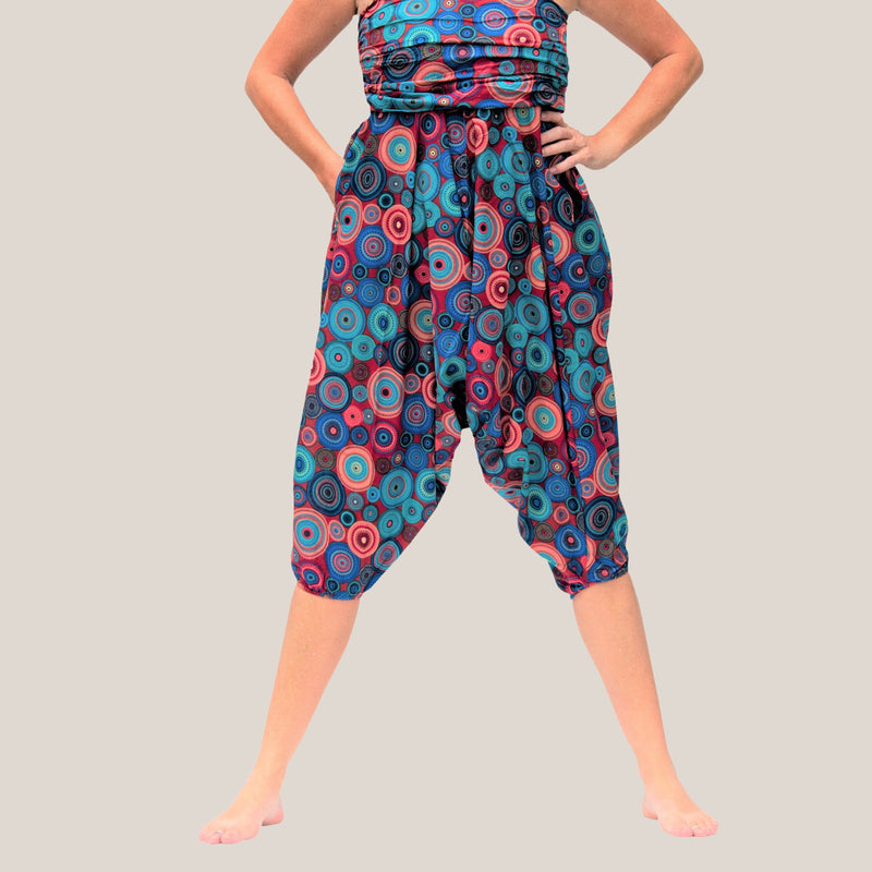 Pink Mandala - Yoga Pants, Harem Trousers & Jumpsuit