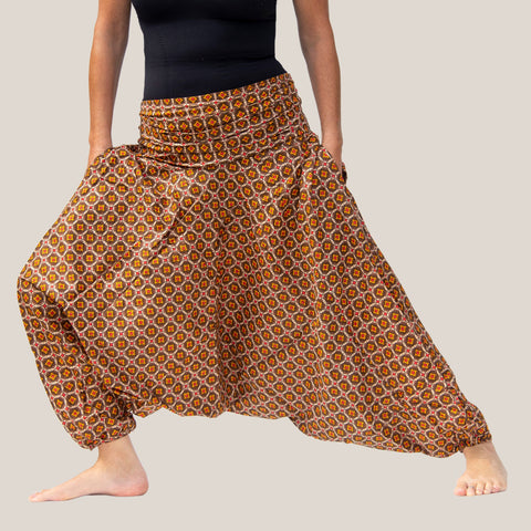 Teal - Bamboo Yoga Pants & Harem Trousers