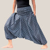 Grey Palm Frond - Yoga Pants, Harem Trousers & Jumpsuit
