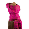 Soft Woven Recycled Acry-Yak Large Pink Shawl - 29