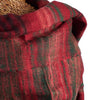 Soft Woven Recycled Acry-Yak Large Red Shawl - 40