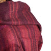 The Recycled Bottle Blanket Scarf - Striped Red 41