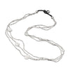 Adjustable Silver Multi Spiral Necklace