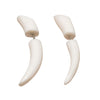 Wooden Crescent Earrings