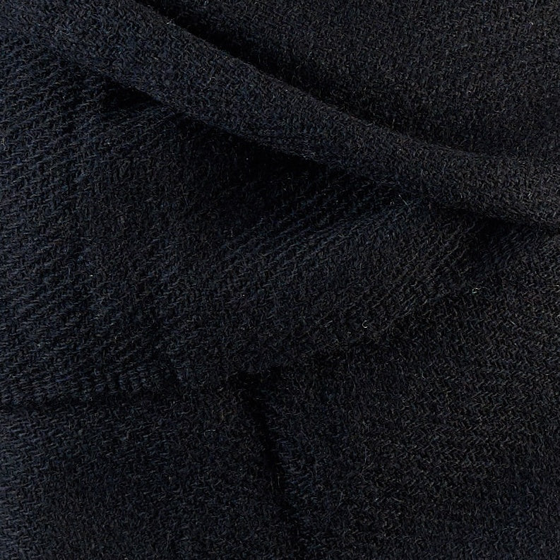 Black Bamboo Blanket Scarf - 03