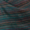 Soft Woven Bamboo Kantha Stitched Large Teal Shawl - 24