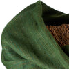 Soft Woven Bamboo Kantha Stitched Large Green Shawl - 28
