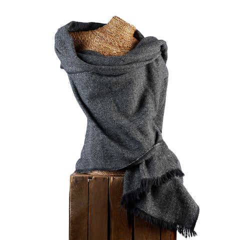 Brown Bamboo Blanket Scarf - 12