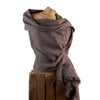 Brown Bamboo Blanket Scarf - 18