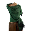 Green Bamboo Blanket Scarf - 02
